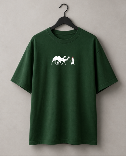 Camel Era Oversized Classic T-Shirt 240 GSM