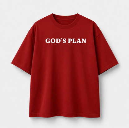 God's Plan Unisex Oversized Classic T-Shirt 240 GSM