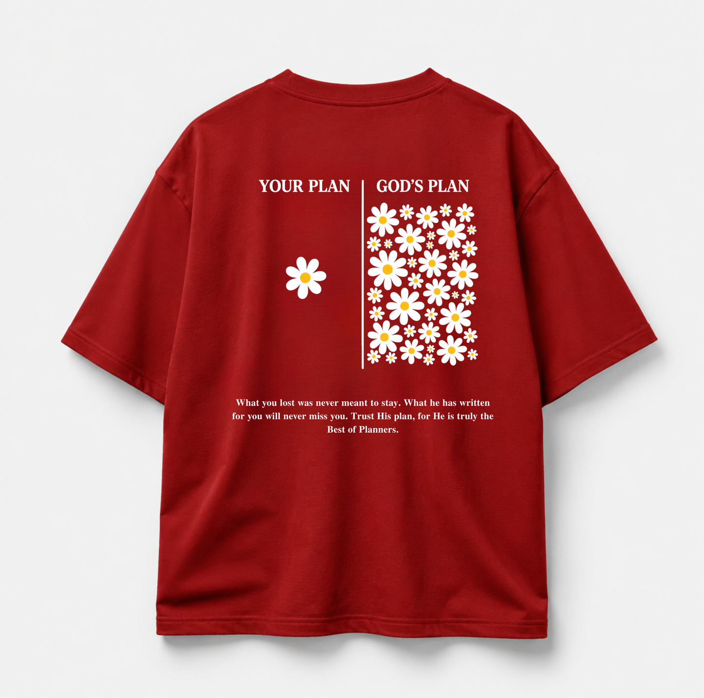 God's Plan Unisex Oversized Classic T-Shirt 240 GSM