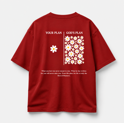God's Plan Unisex Oversized Classic T-Shirt 240 GSM