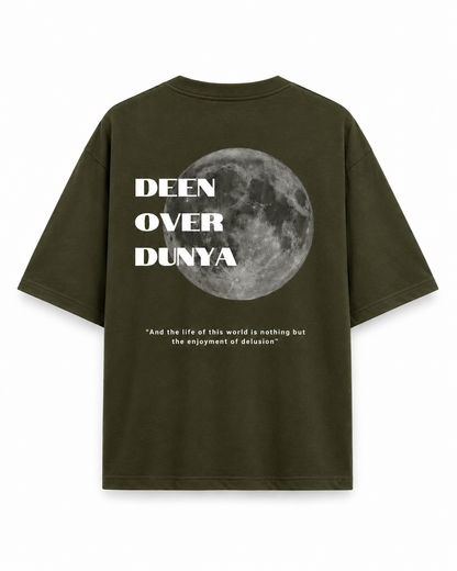 Deen Over Dunya | Overisized T-shirt