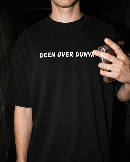 Deen Over Dunya | Oversized T-Shirt