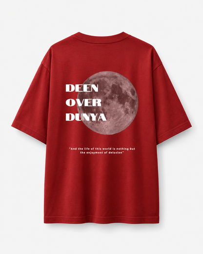 Deen Over Dunya | Oversized T-Shirt