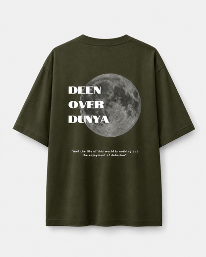 Deen Over Dunya | Oversized T-Shirt