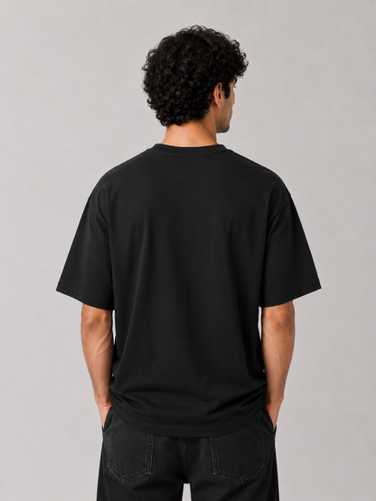 Palestine Unisex Oversized Classic Black T-Shirt 240 GSM