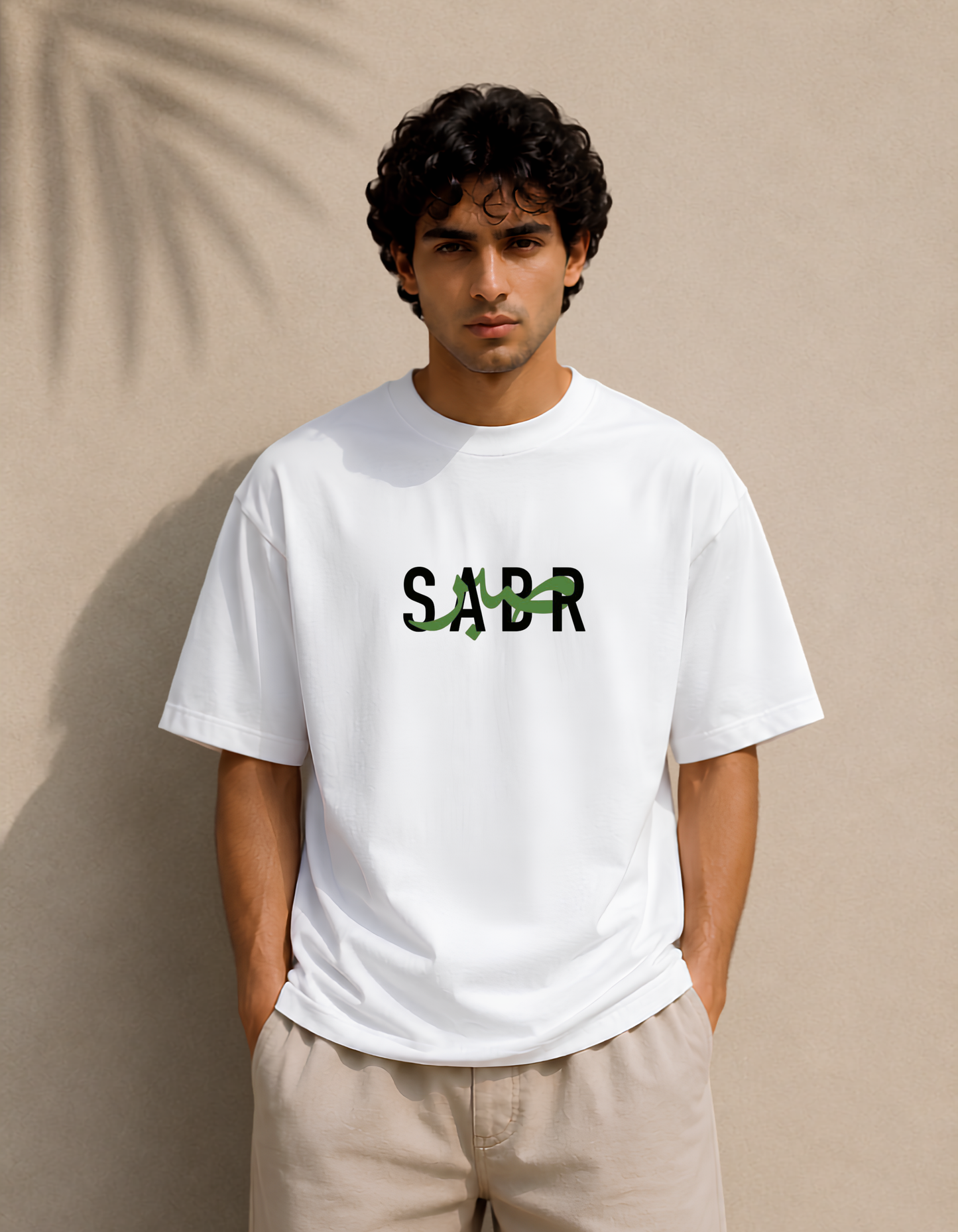 SABR Oversized Classic White T-Shirt